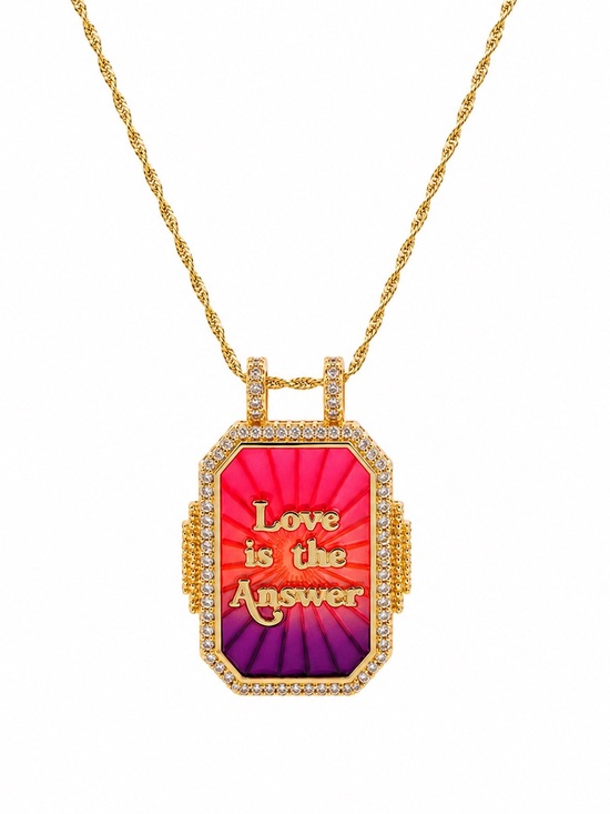 Neiman Marcus Jewelry - 18k “Love is the Answer” Pendant